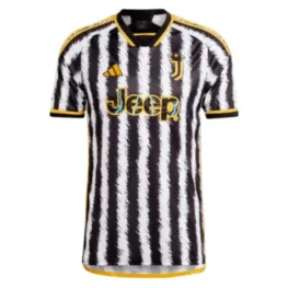 a black and white striped football jersey