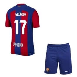 Детская футбольная форма Алонсо Барселона 2023 2024