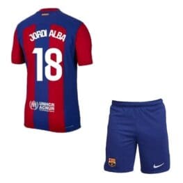 Детская футбольная форма Альба Барселона 2023 2024