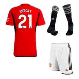 Футбольная форма Антони Манчестер Юнайтед 2023-2024 год с гетрами