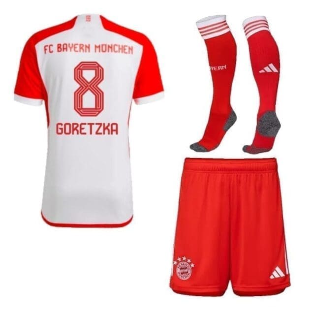 Детская футбольная форма Горецка Бавария 2023 2024 с гетрами