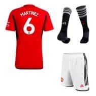 Футбольная форма Мартинес Манчестер Юнайтед 2023-2024 год с гетрами