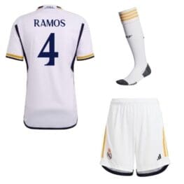 Детская футбольная форма Рамос Реал Мадрид 2023 2024 с гетрами