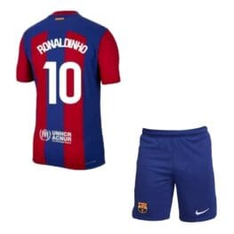 Детская футбольная форма Роналдиньо Барселона 2023 2024