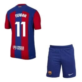 Детская футбольная форма Ферран Барселона 2023 2024