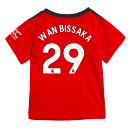 Детская футболка Уан-Биссака Манчестер Юнайтед 2023-2024