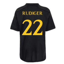 Чёрная футболка Рюдигер Реал Мадрид 23-24