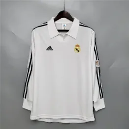 Футболка Реал Мадрид 2001-2002 Длинный рукав