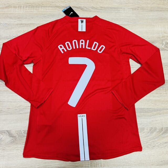 Футболка Роналдо 7 Манчестер Юнайтед 2007-2008 с длинными рукавами